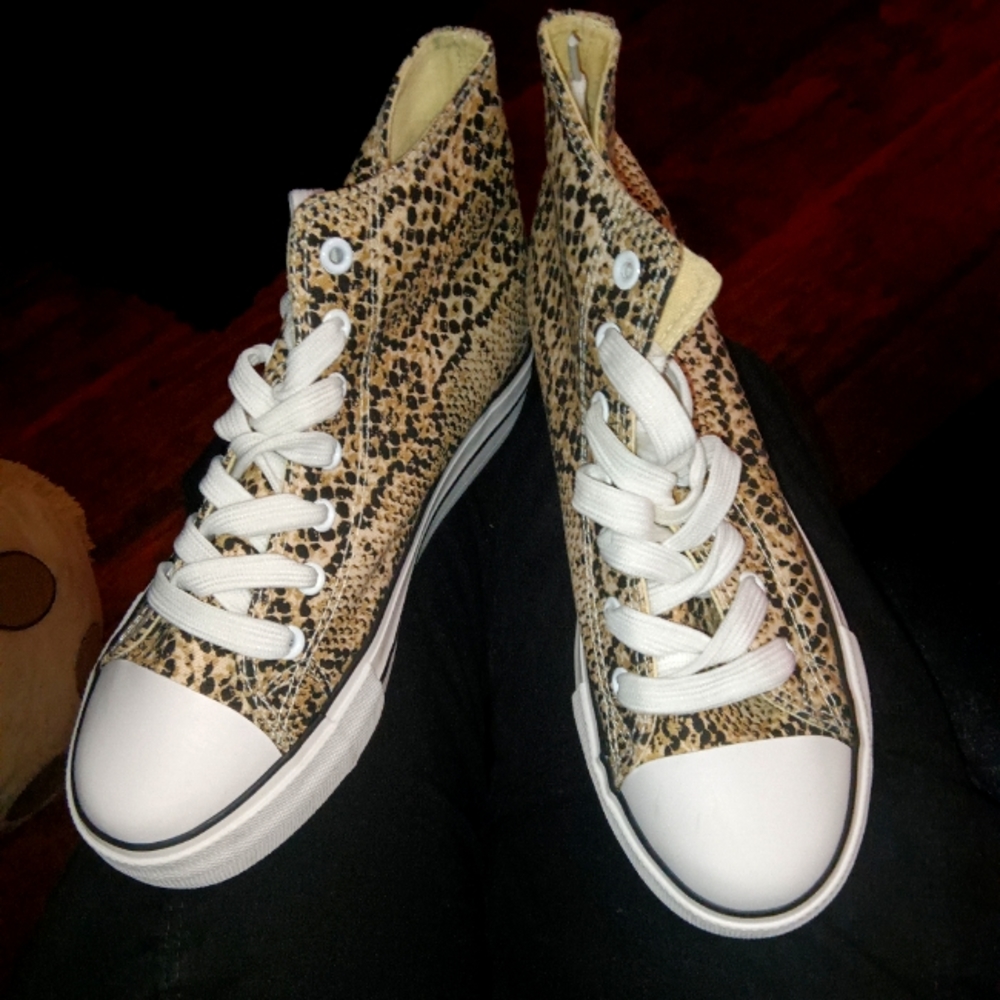 Snakeskin Sneakers
